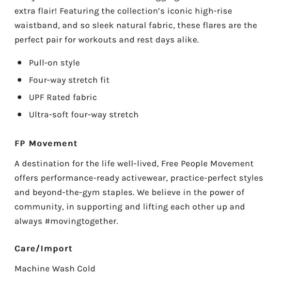 Free People Good Karma Flare Leggings - Picture 11 of 11